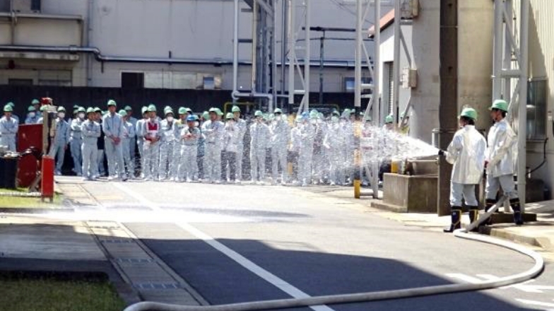【平塚工場・平塚研究所】安全の日訓練